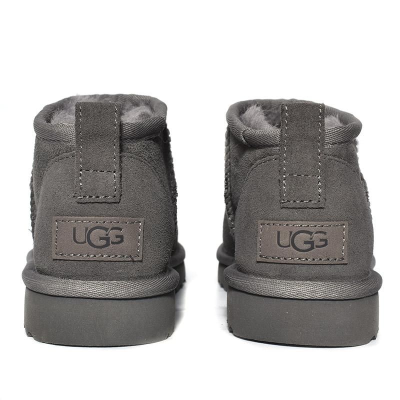 UGG WOMEN CLASSIC ULTRA MINI GRAY アグ ムートンブーツ クラシック
