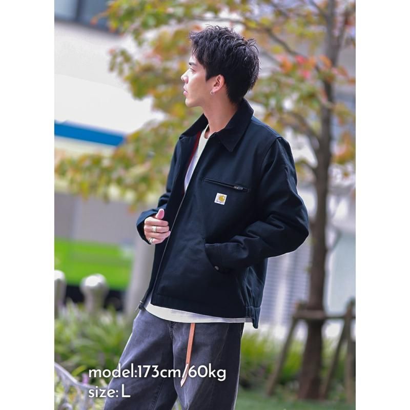 CARHARTT Relaxed Fit Duck Blanket Linted Detroit Jaket 