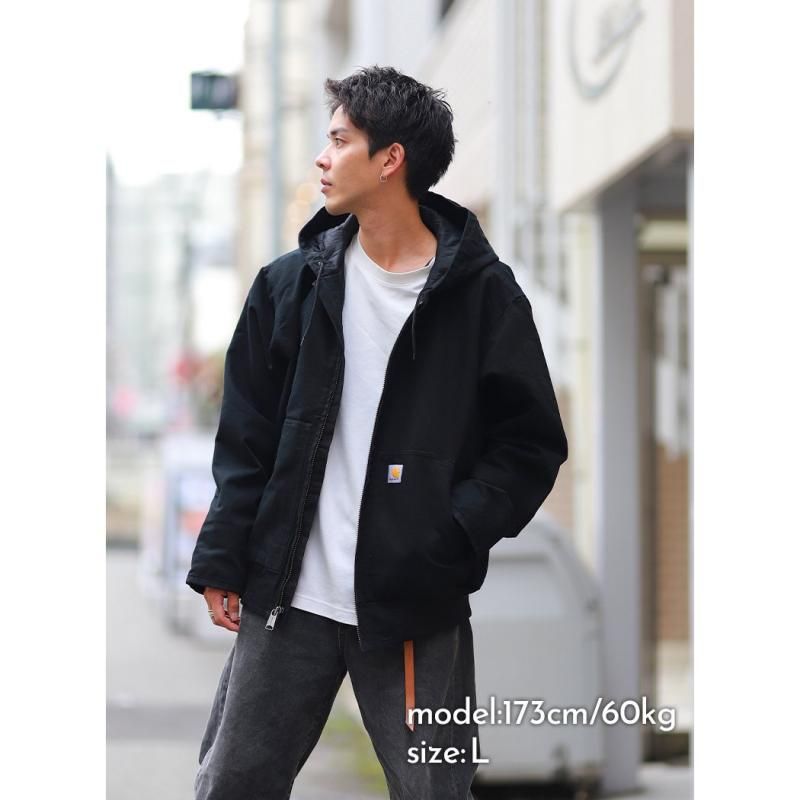 CARHARTT Insulated Active Jac Loose Fit Washed Duck 