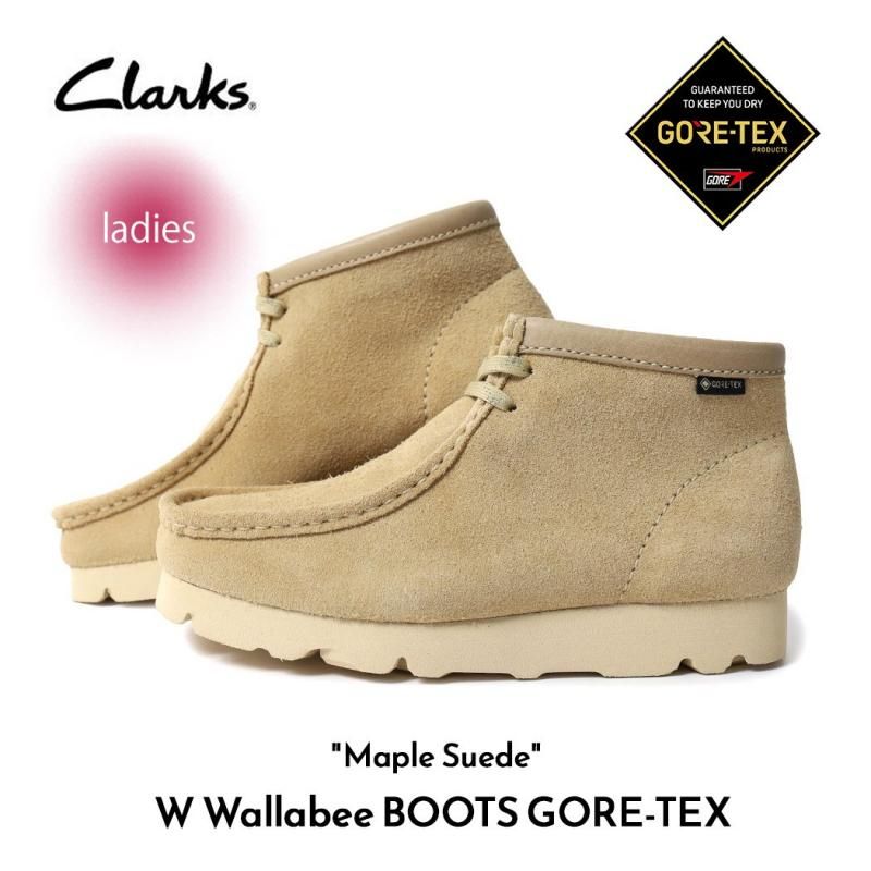 Clarks W Wallabee BOOTS GORE-TEX Maple Suede クラークス ワラビー