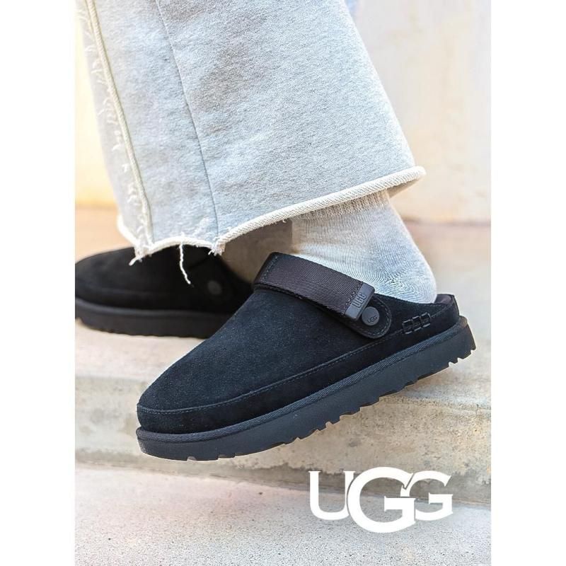 UGG W GOLDENSTAR CLOG BLACK アグ ウィメンズ ゴールデンスター
