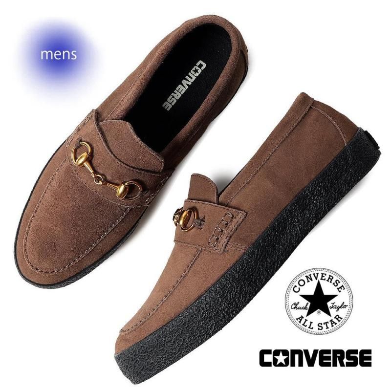 CONVERSE CS BITLOAFER SK BROWN コンバース ビットローファー
