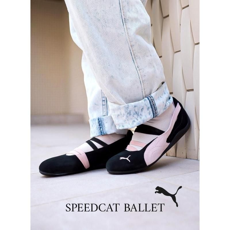 PUMA SPEEDCAT BALLET BLACK PINK プーマ スピードキャット バレエ
