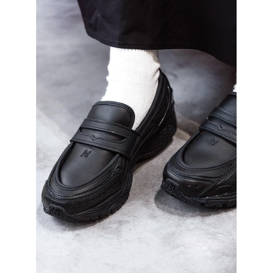 NEW BALANCE U1906LBN LOAFER BLACK LEATHER ニューバランス