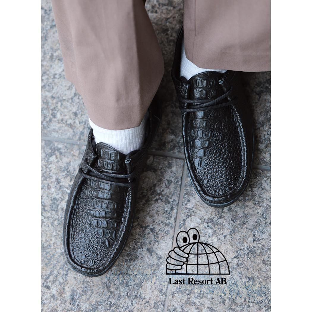 LAST RESORT AB VM006 MOC CROC BLACK CROC ラストリゾート モック