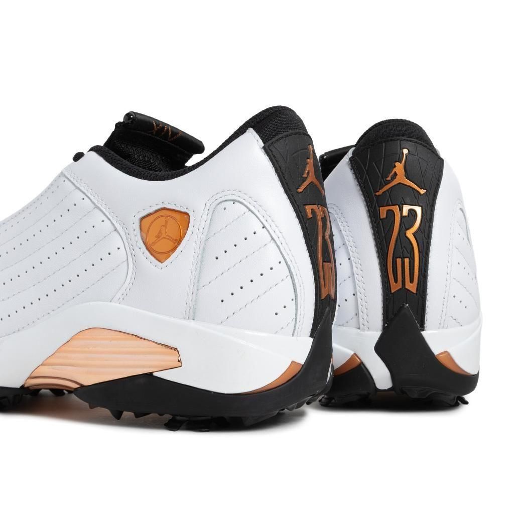 NIKE AIR JORDAN 14 GOLF WHITE/METALLIC COPPER ナイキ エア