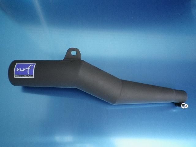 APE カスタム レトロステージスリップオンマフラーキャタライザー装着