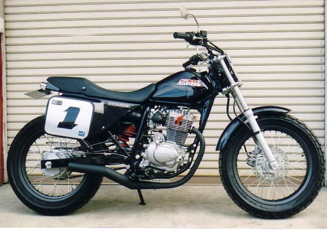 FTR223 カスタム レトロステージ手曲げマフラー - nakazawa revolution