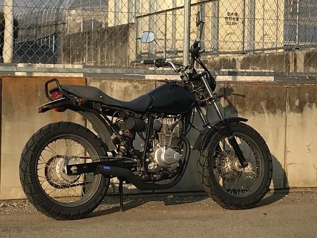 FTR223 カスタム レトロステージ手曲げマフラー - nakazawa revolution