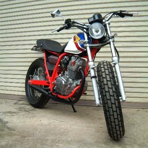 FTR223 カスタム レトロステージ手曲げマフラー - nakazawa revolution