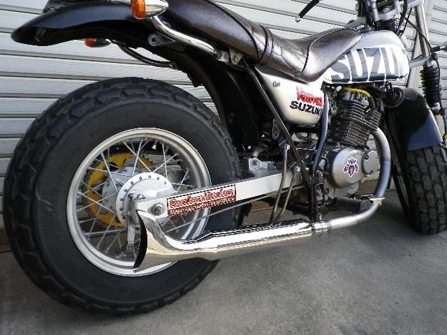 nrf手曲げフィッシュテールマフラー－SUZUKIバンバン200- nakazawa