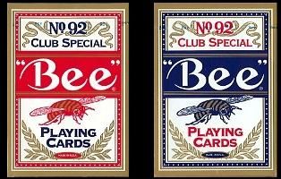 Bee ビー [ポーカーサイズ] No.92 Club Special 【レッド ・ ブルー