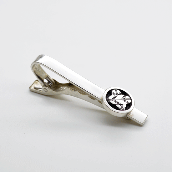 銀製家紋ネクタイピン | オーダーメイド - 工房史 プレゼント向け