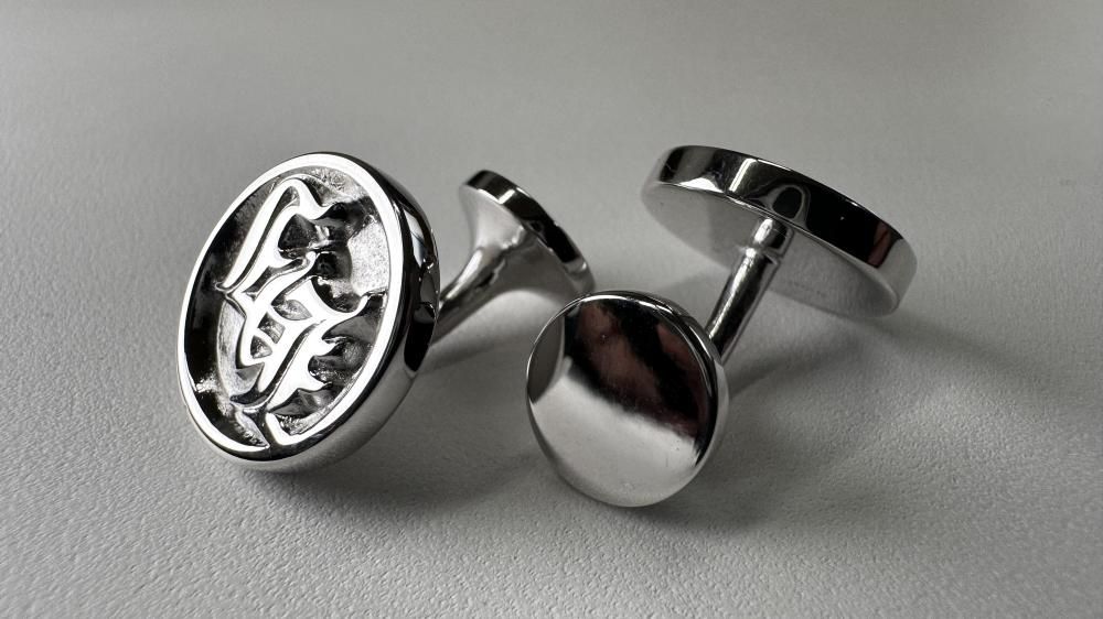 オーダーメイドカフスボタン | シルバー製 - 工房史 プレゼント向け
