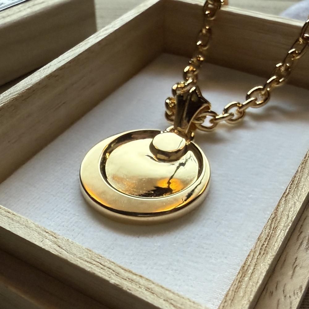 オーダーメイド家紋ペンダント | シルバー製 | φ25mm - 工房史