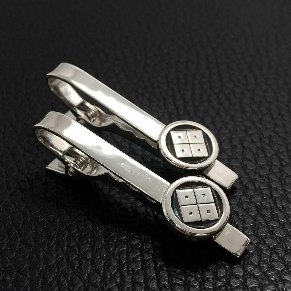銀製家紋ネクタイピン | オーダーメイド - 工房史 プレゼント向け