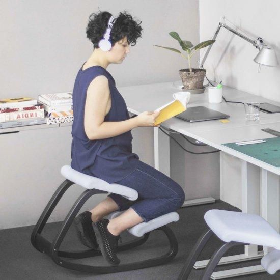 Stokke ヴァリエールバランスチェアマルチニット生地オレンジ