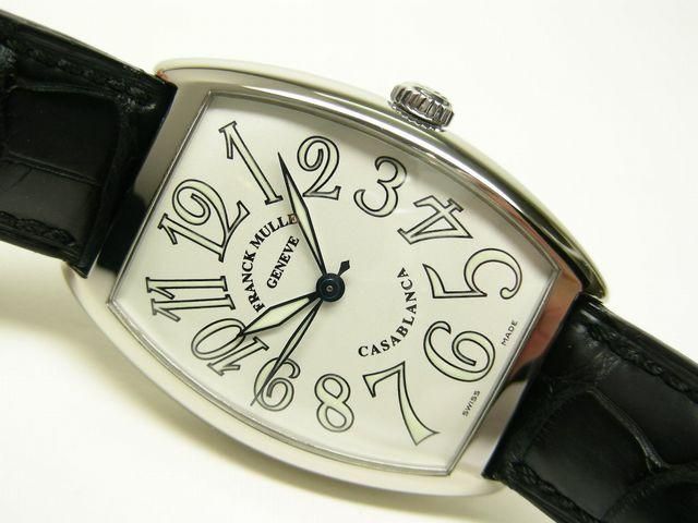 フランク・ミュラー カサブランカ 2852 白文字盤 革 正規品 - 腕時計