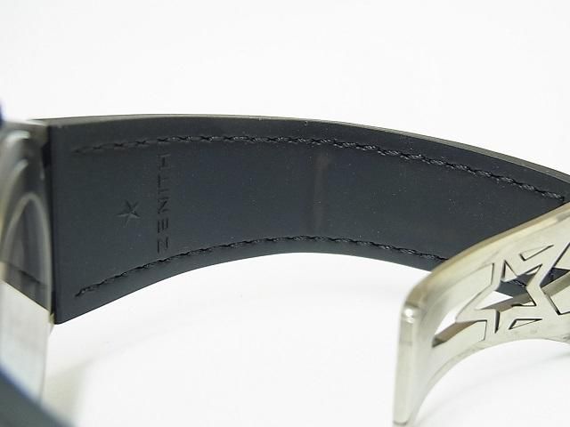 ゼニス デファイ クラシック チタン 革ベルト仕様 国内正規品 - 腕時計