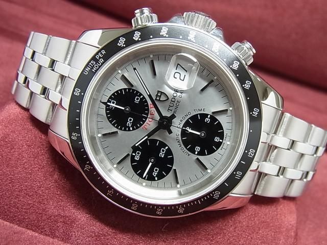 チュードル/チューダー クロノタイム・TIGER シルバー×ブラック 79260P