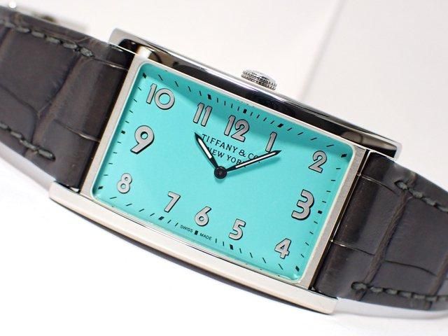 ティファニー イーストウエスト ターコイズブルー クォーツ 正規品