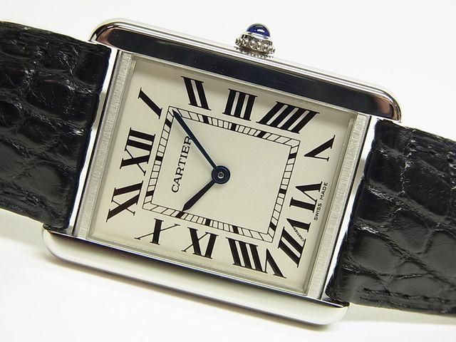 カルティエ タンクソロ・LM クォーツ 革ベルト仕様 - 腕時計専門店THE