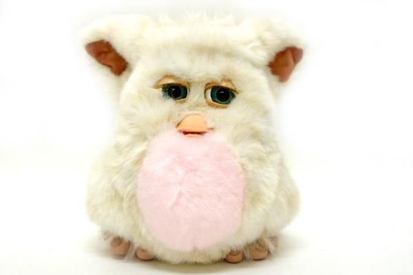 Furby/ファービー×2・TOMY/トミー社製・日本語 ベージュ×ピンク