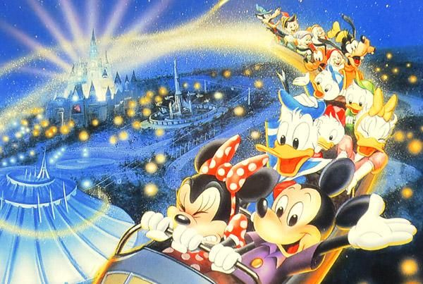 Tokyo Disneyland/東京ディズニーランド・VINTAGE POST CARD