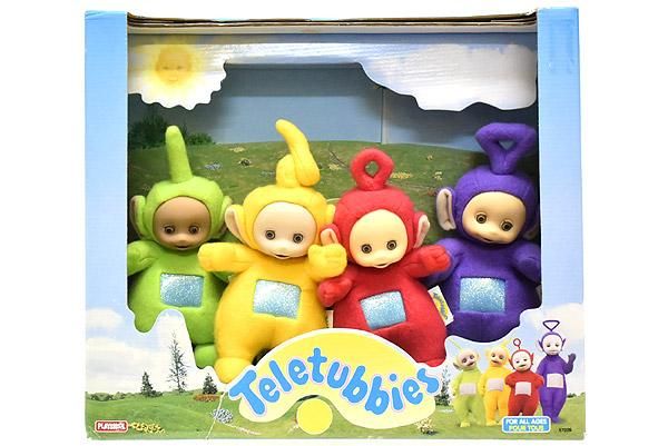 Teletubbies/テレタビーズ・ぬいぐるみ4体セット・箱入り・(アンテナ