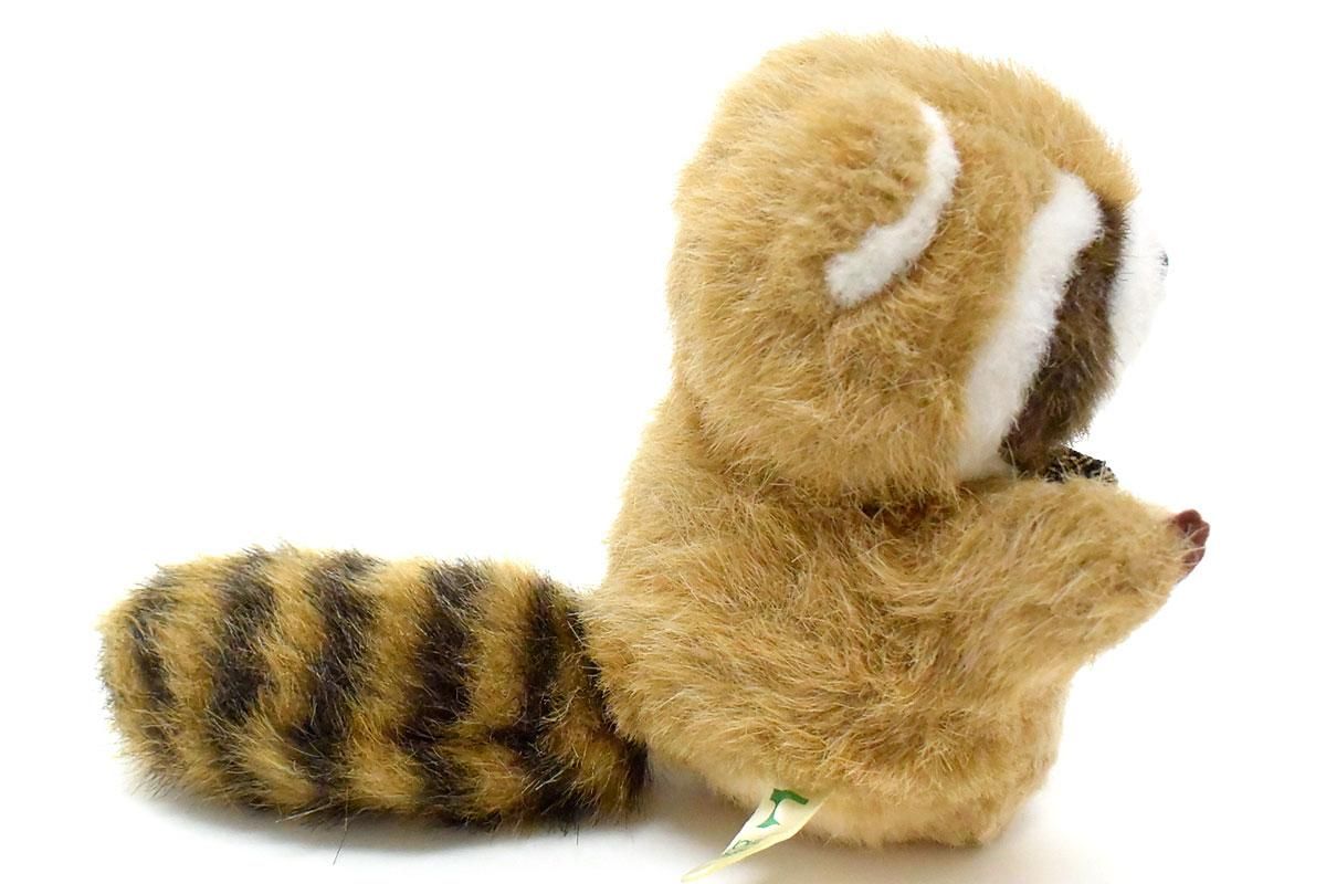 Raccoon/ラクーン/アライグマ・Plush・レトロぬいぐるみ・高さ約15cm