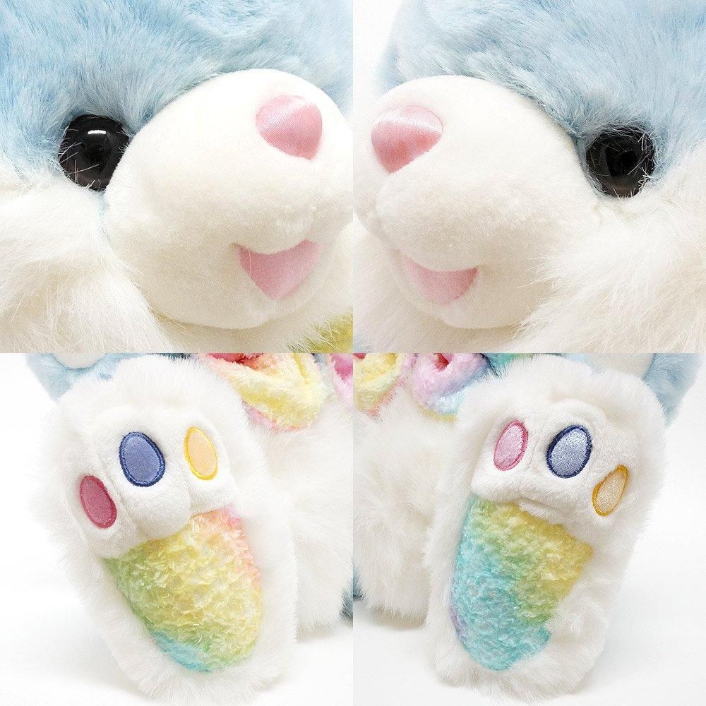 Bunny/バニー/Rabbit/ウサギ・Plush/ぬいぐるみ・ブルー×ホワイト