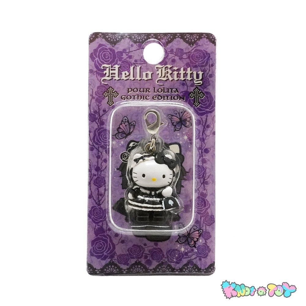 新品・未開封・タグ付き】ハローキティ ファスナーマスコット ゴスロリ