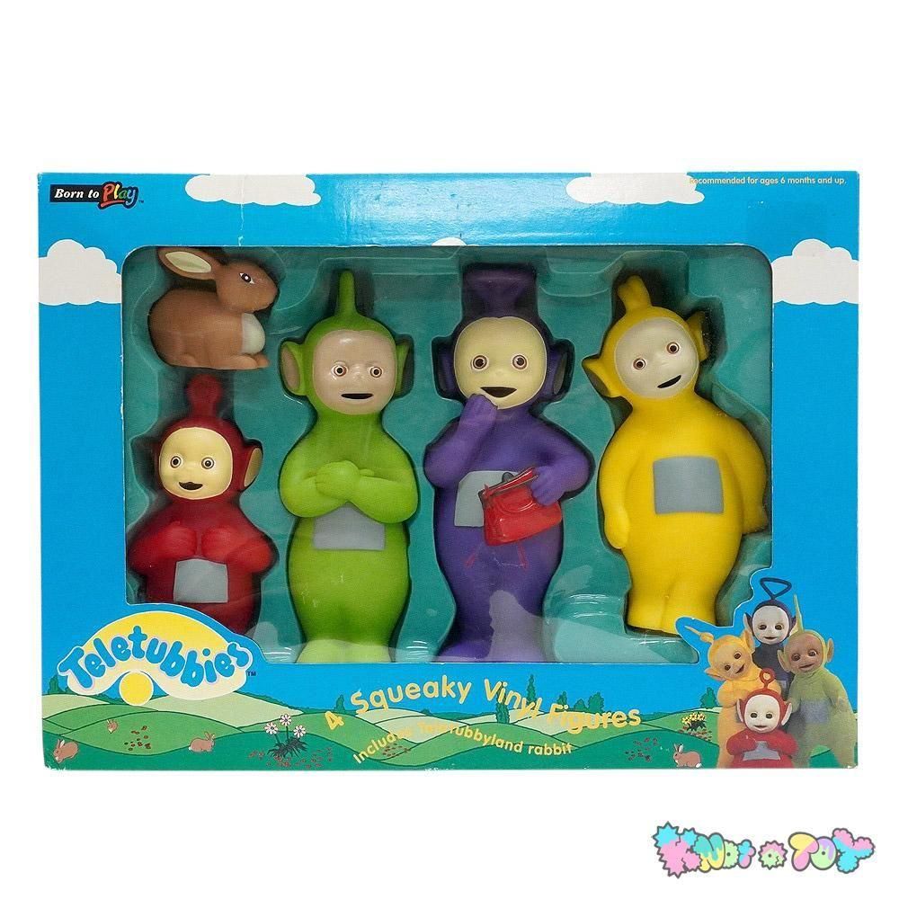 Teletubbies/テレタビーズ・4 Squeaky Vinyl Figures/スクウィーキー