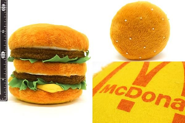 McDonald's/マクドナルド ハンバーガー/ビッグマック ぬいぐるみ 16cm