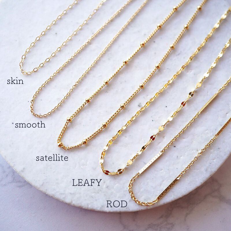 minikin]14kgf［smooth］ネックレスチェーン