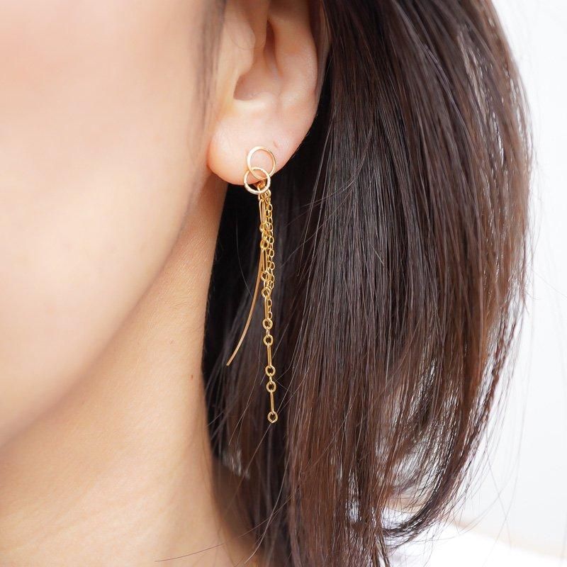 minikin]14kgf/[ピアス/イヤリング用]スウィングチャーム