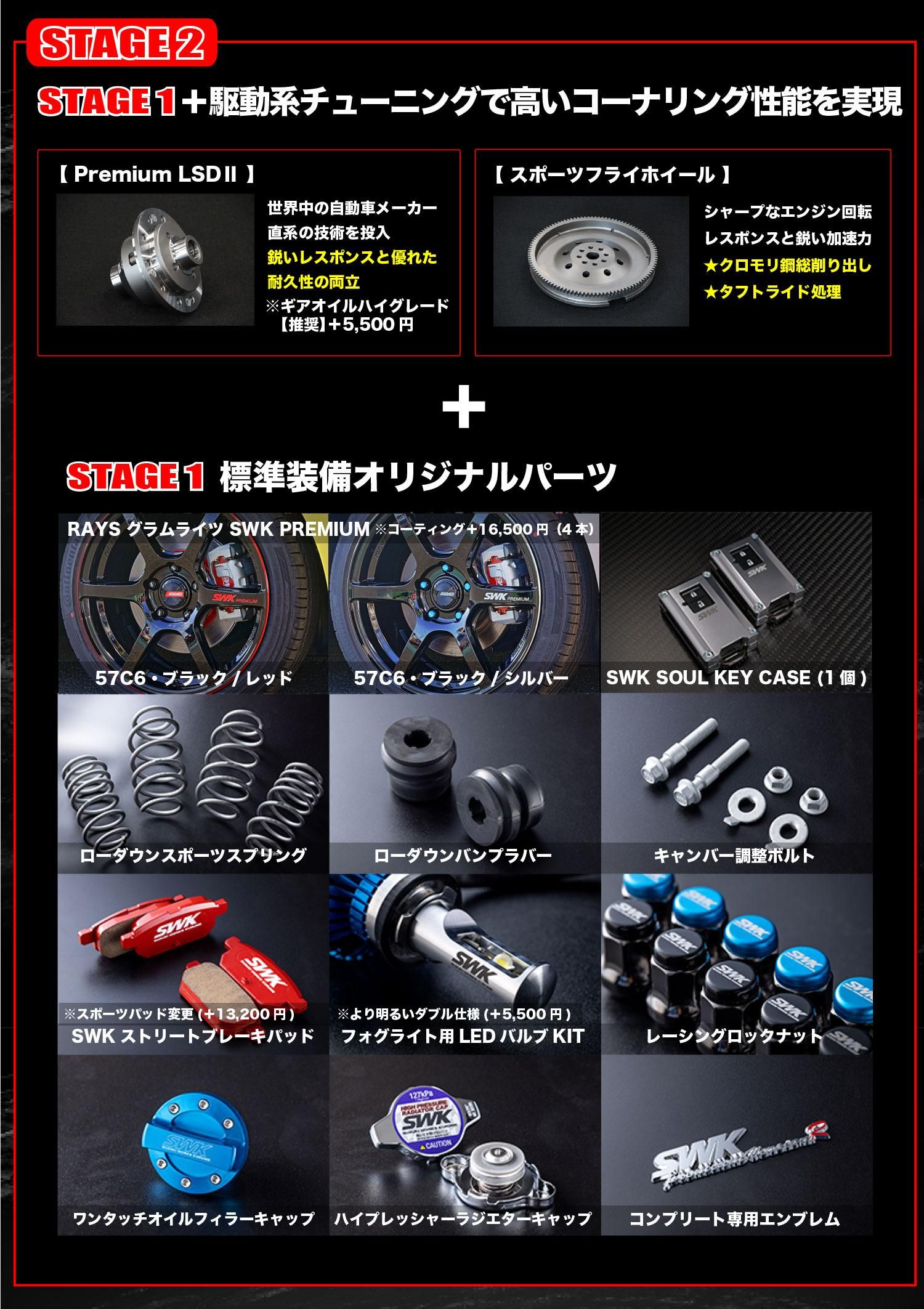 SWKコンプリート】ZC33SスイフトスポーツコンプリートST-2 - スズキ