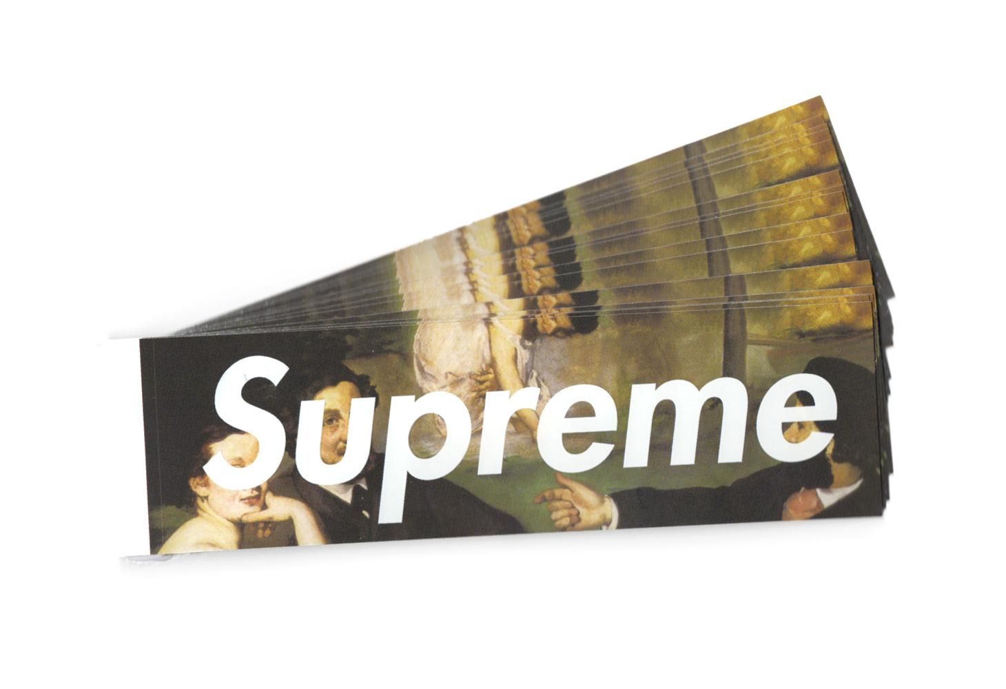 Supreme - Manet Box Logo Sticker | スプリーム ステッカー - エドゥ