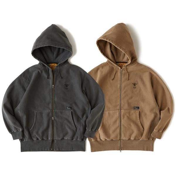 極美品FAT前後両面プリントSbコラボスウェット大きめSKINNY(L) グレー