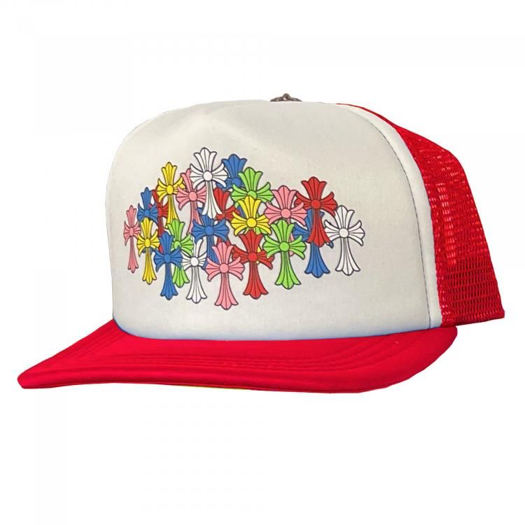 クロムハーツ CHROME HEARTS マルチカラークロスキャップ Trucker Hat