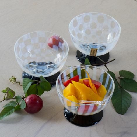 大正浪漫 氷コップ | 市松柄 - 廣田硝子 公式Online shop