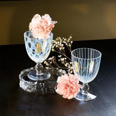 大正浪漫ソーダ氷コップ|水玉 - 廣田硝子 公式Online shop