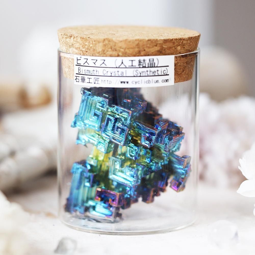 ビスマス（人工結晶）・特大・青 - 海福雑貨通販部