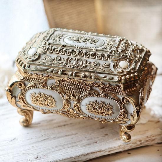 アンティーク】REUGE スイス製 からくり ピエロ オルゴール カギ付