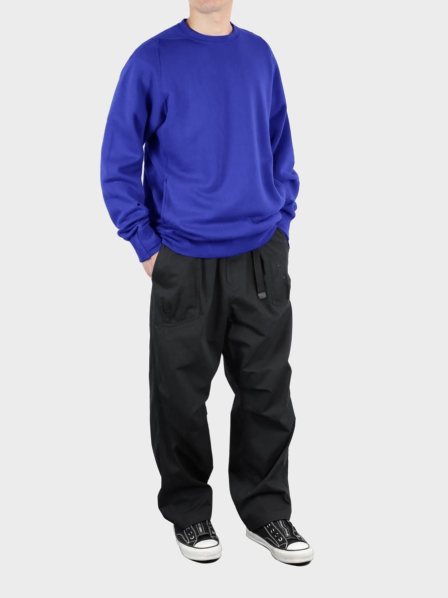 DWELLER CREW PULLOVER COTTON SWEAT ネイビー