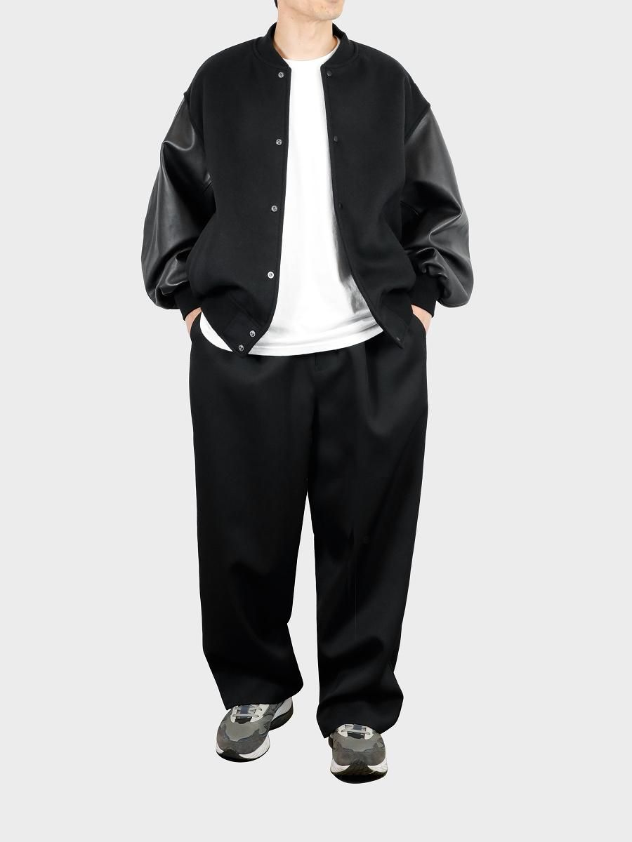 Graphpaper - グラフペーパー / LIGHT MELTON STADIUM JACKET