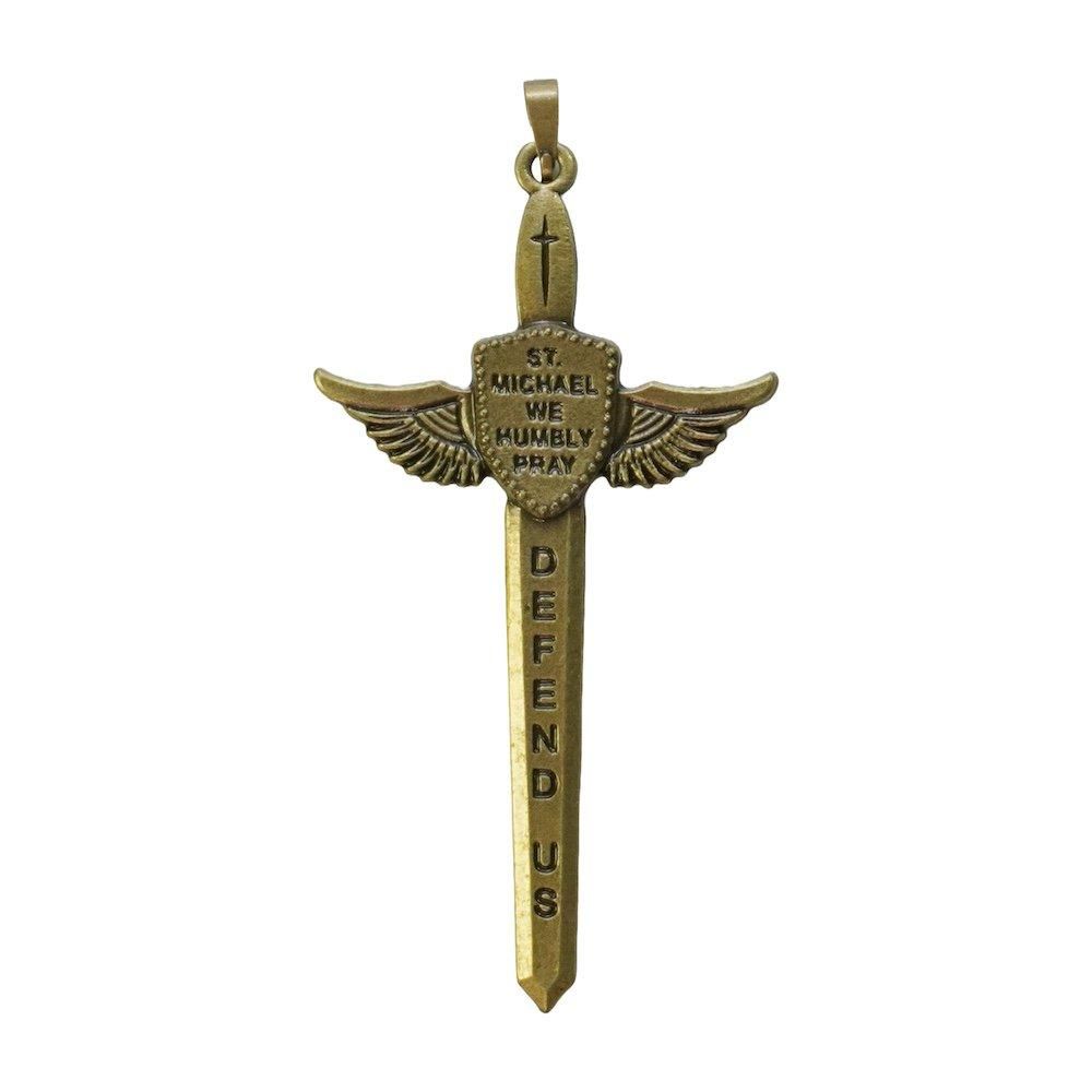 大天使ミカエル | アンティークゴールド ソード ペンダント