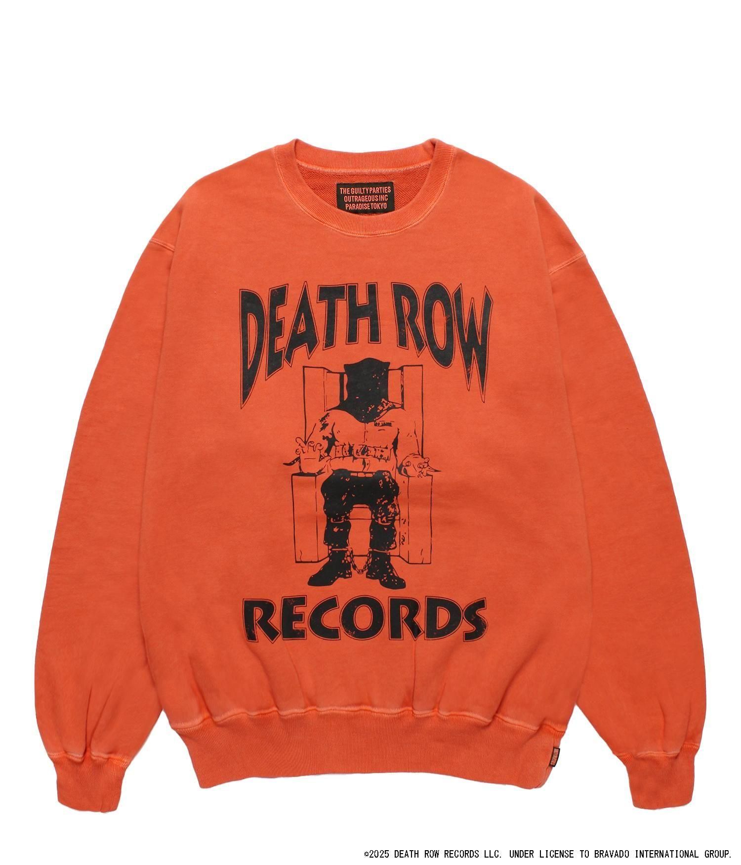 WACKO MARIA (ワコマリア)】 DEATH ROW RECORDS スウェット│WACKO