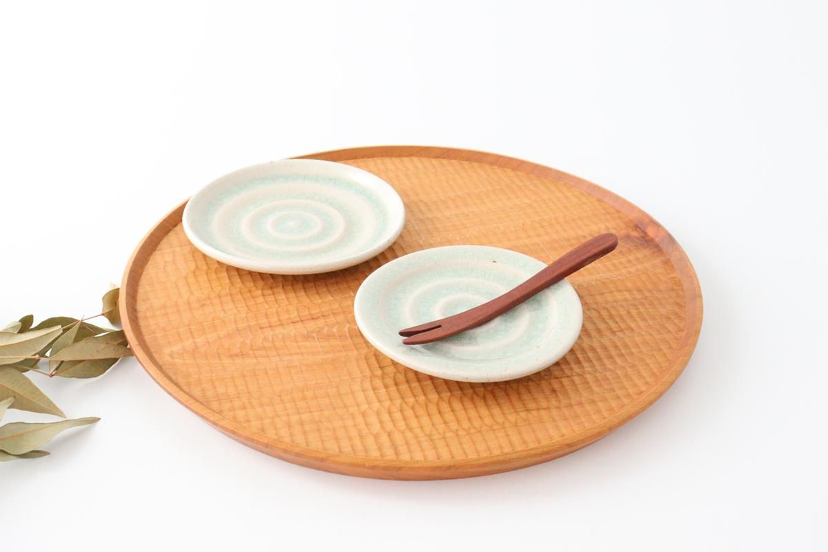 御深井豆皿｜波紋｜陶器｜喜多窯 霞仙 加藤裕重｜瀬戸焼｜和食器通販