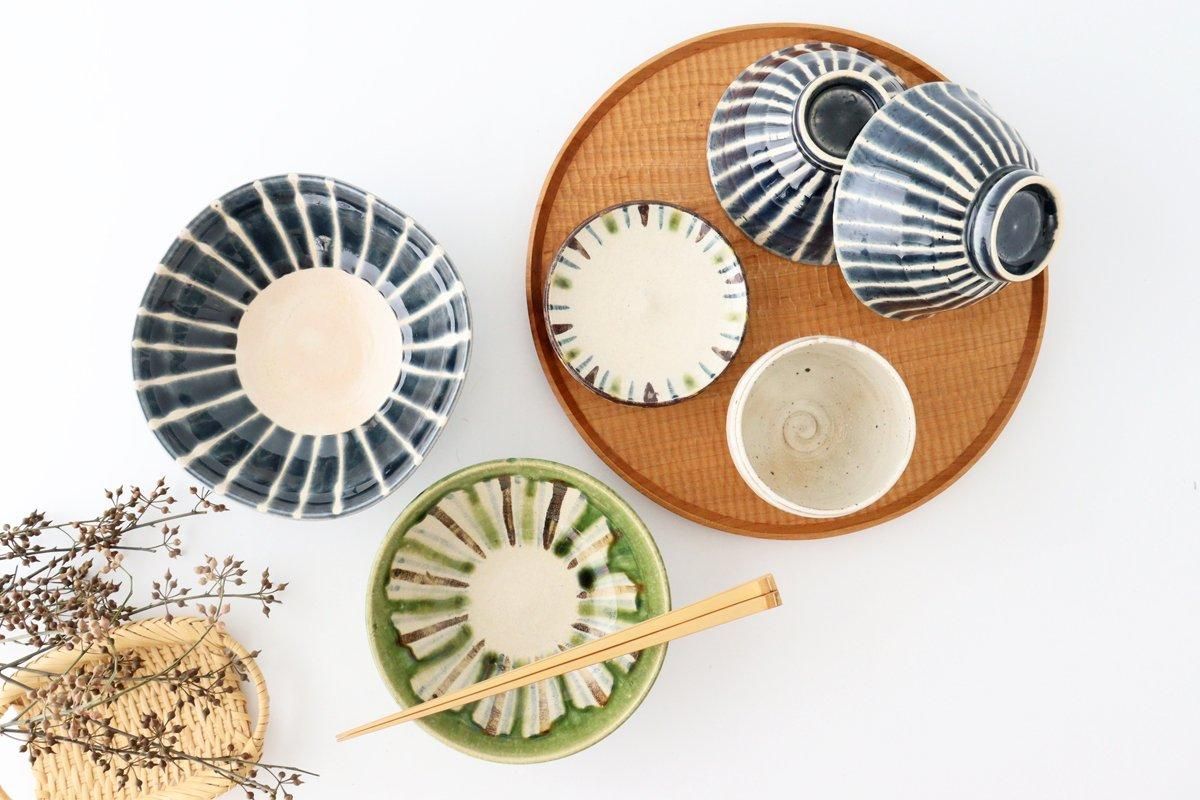 10.5cm皿｜錆織部十草｜陶器｜瀬戸焼｜和食器通販｜うちる｜和食器の皿